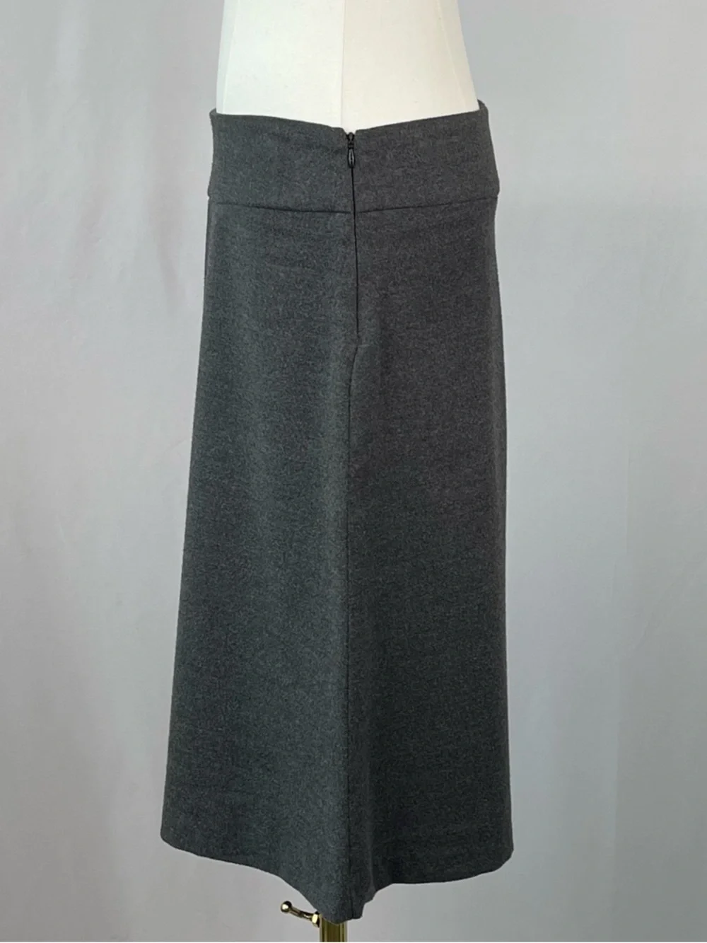 Forever 21 Gray Flare A-Line Skirt Medium